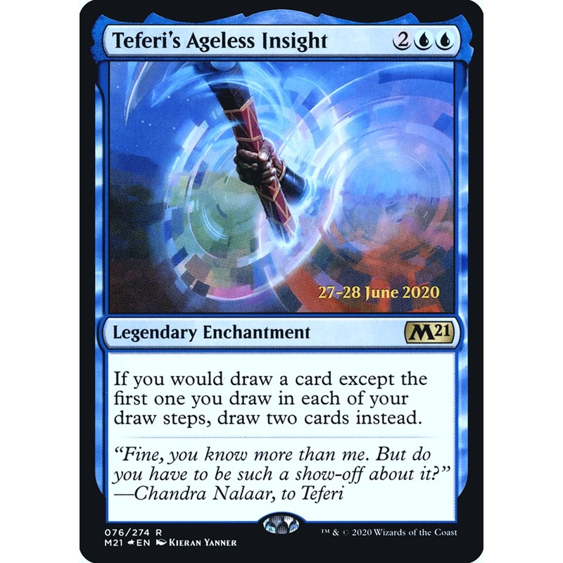 Teferi's Ageless Insight [Core Set 2021 Prerelease Promos]