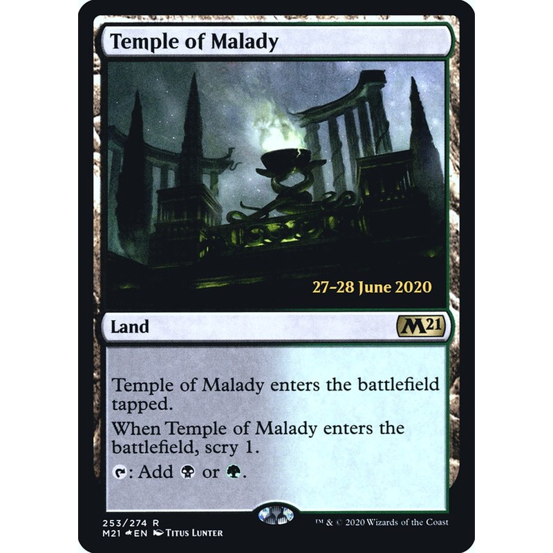 Temple of Malady [Core Set 2021 Prerelease Promos]