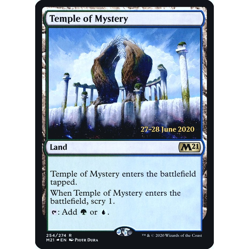 Temple of Mystery [Core Set 2021 Prerelease Promos]