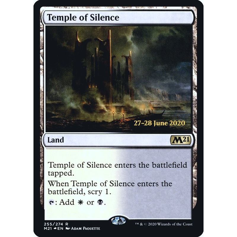 Temple of Silence [Core Set 2021 Prerelease Promos]