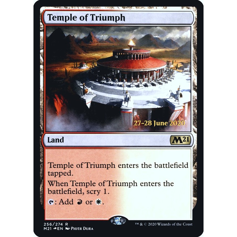 Temple of Triumph [Core Set 2021 Prerelease Promos]