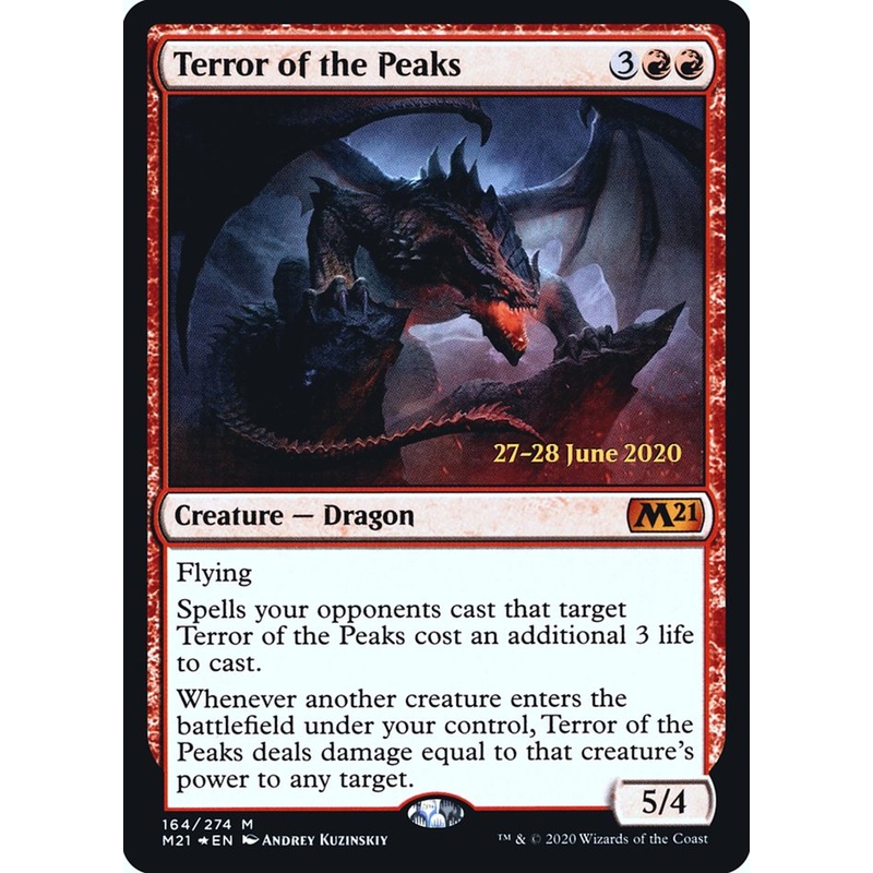 Terror of the Peaks [Core Set 2021 Prerelease Promos]