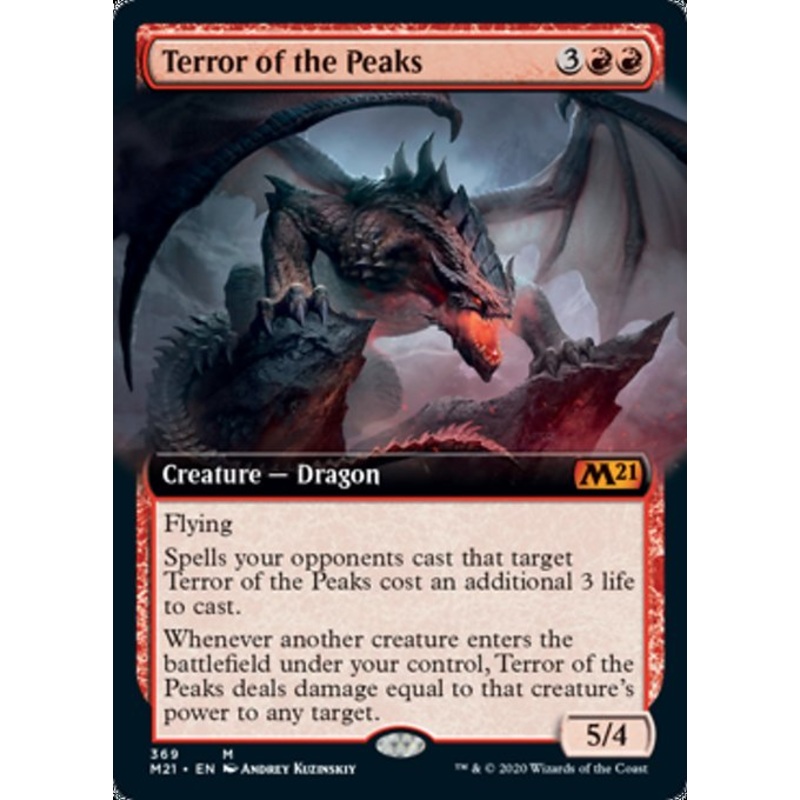Terror of the Peaks (Extended Art) [Core Set 2021]