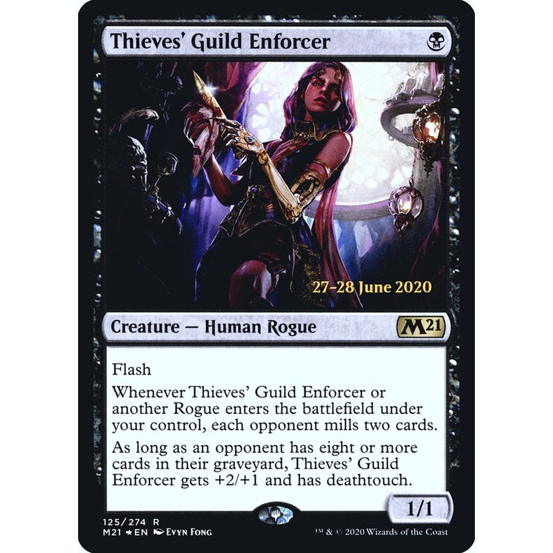 Thieves' Guild Enforcer [Core Set 2021 Prerelease Promos]