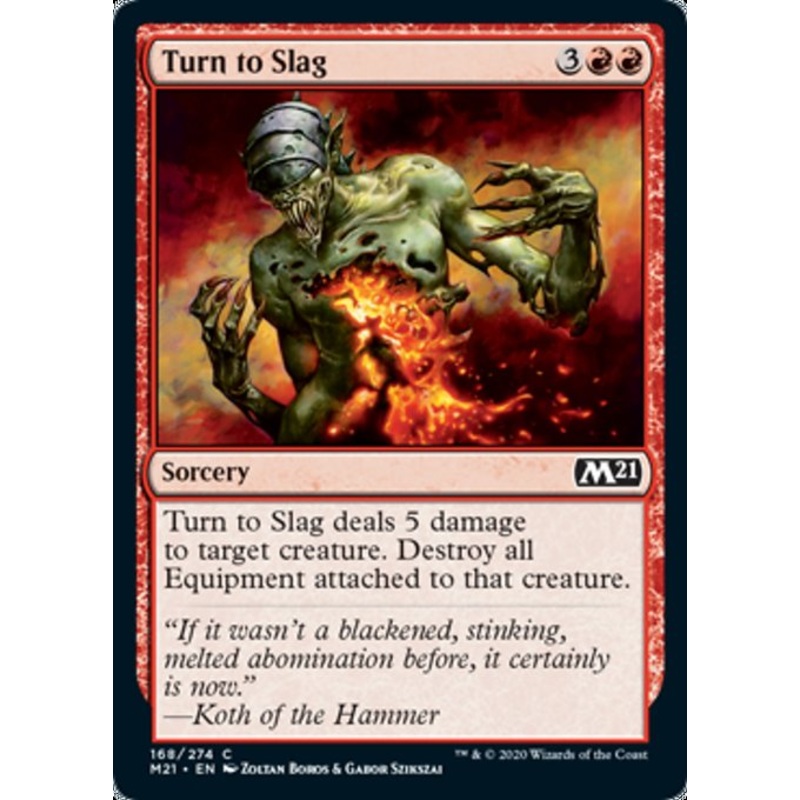 Turn to Slag [Core Set 2021]