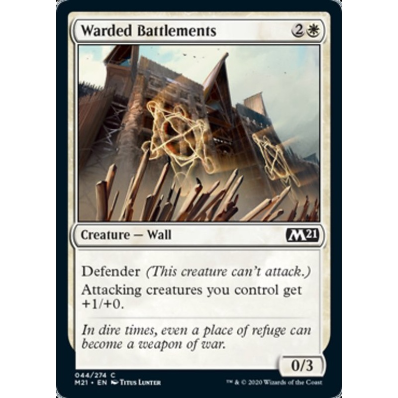 Warded Battlements [Core Set 2021]