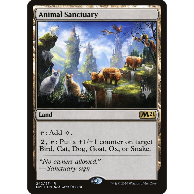 Animal Sanctuary (Promo Pack) [Core Set 2021 Promos]