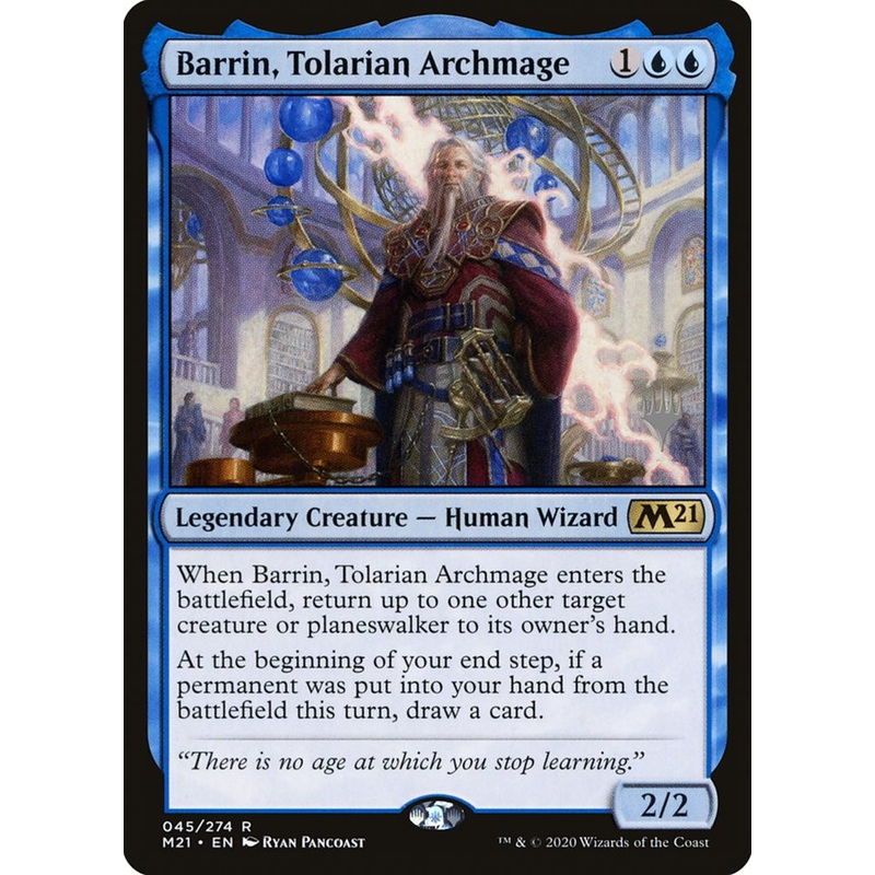 Barrin, Tolarian Archmage (Promo Pack) [Core Set 2021 Promos]