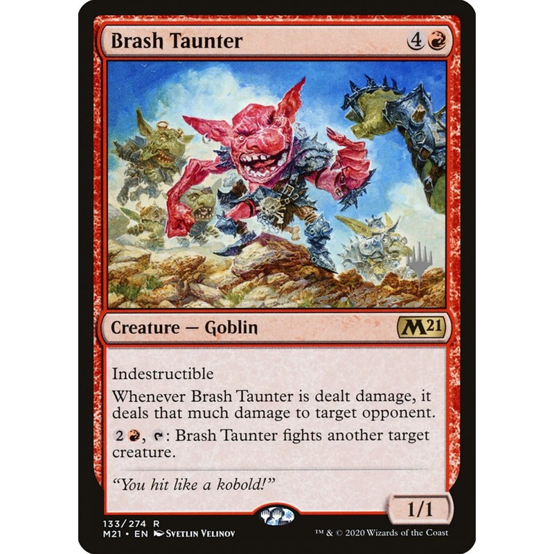 Brash Taunter (Promo Pack) [Core Set 2021 Promos]