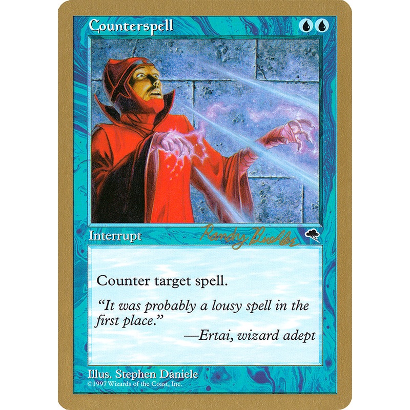 Counterspell (Randy Buehler) [World Championship Decks 1998]