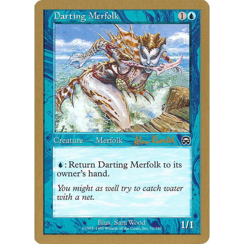 Darting Merfolk (Alex Borteh) [World Championship Decks 2001]