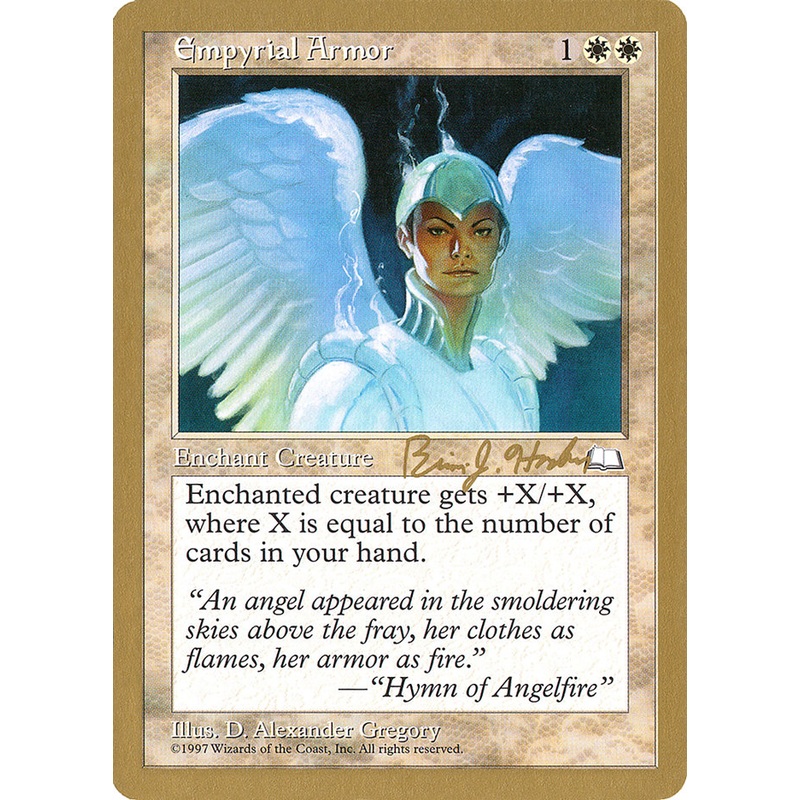 Empyrial Armor (Brian Hacker) [World Championship Decks 1998]