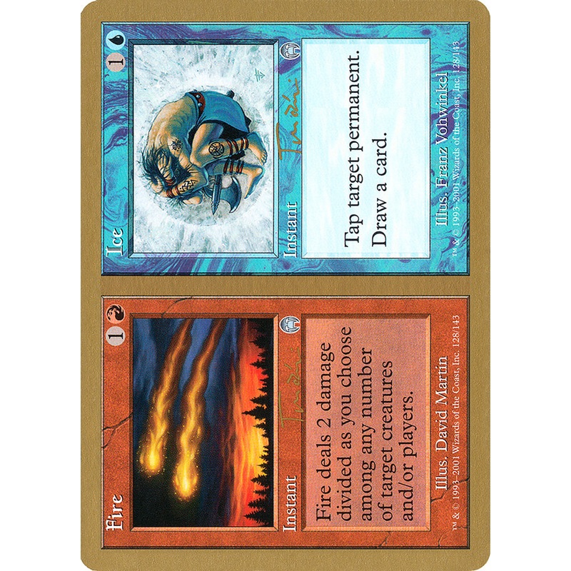 Fire // Ice (Jan Tomcani) [World Championship Decks 2001]