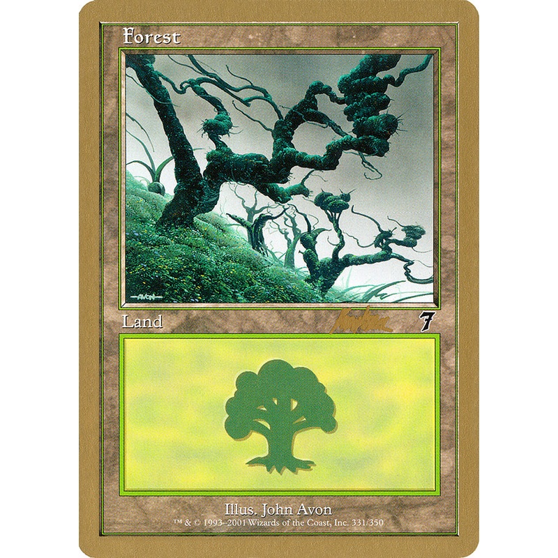 Forest (bk331) (Brian Kibler) [World Championship Decks 2002]