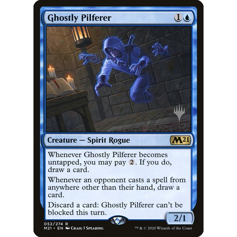 Ghostly Pilferer (Promo Pack) [Core Set 2021 Promos]