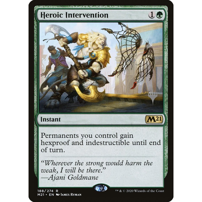 Heroic Intervention (Promo Pack) [Core Set 2021 Promos]