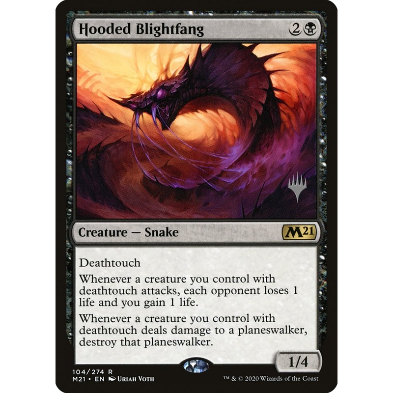 Hooded Blightfang (Promo Pack) [Core Set 2021 Promos]