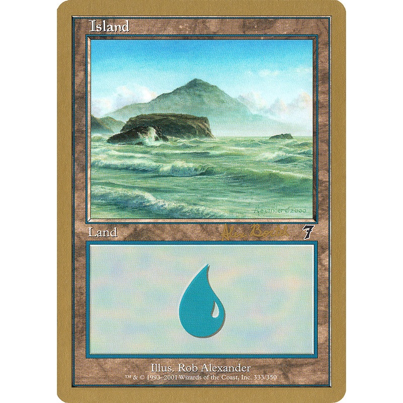 Island (ab333) (Alex Borteh) [World Championship Decks 2001]