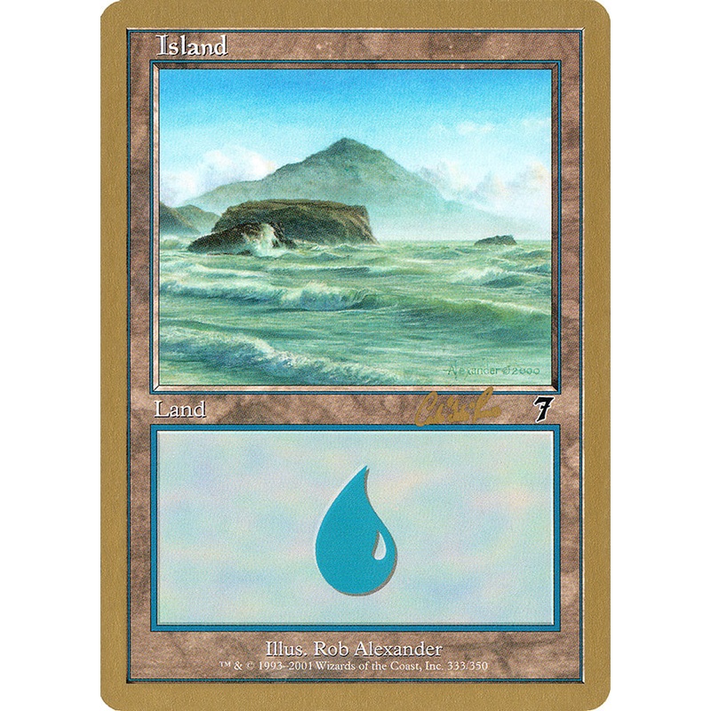 Island (cr333) (Carlos Romao) [World Championship Decks 2002]