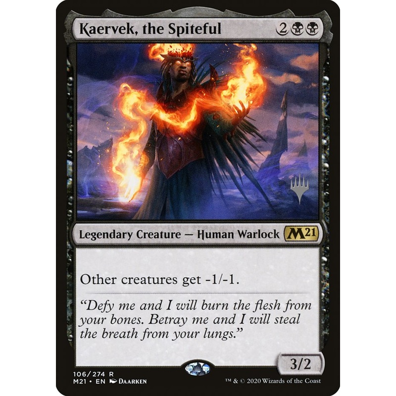Kaervek, the Spiteful (Promo Pack) [Core Set 2021 Promos]