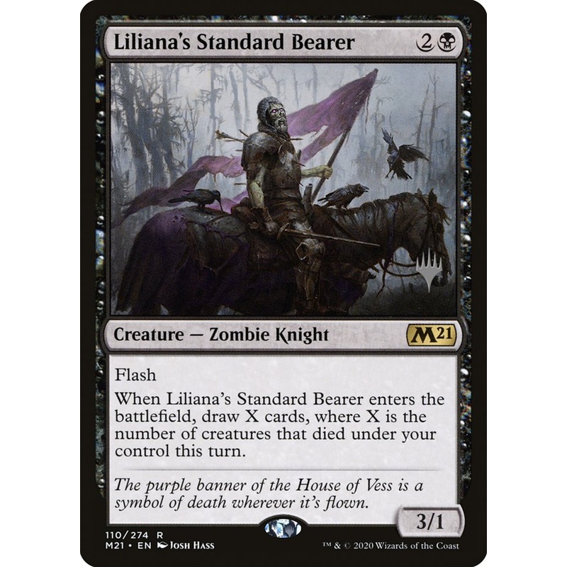 Liliana's Standard Bearer (Promo Pack) [Core Set 2021 Promos]