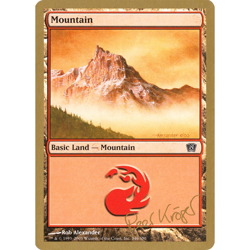 Mountain (pk346) (Peer Kroger) [World Championship Decks 2003]