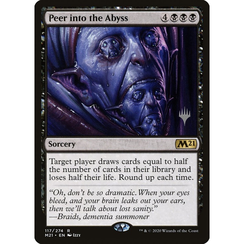 Peer into the Abyss (Promo Pack) [Core Set 2021 Promos]