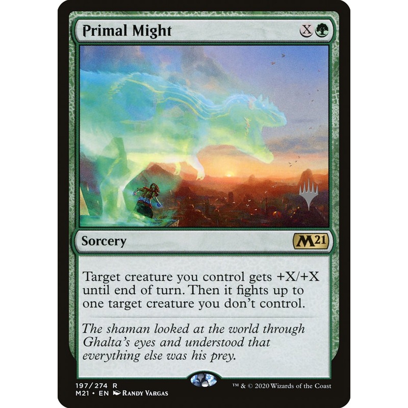 Primal Might (Promo Pack) [Core Set 2021 Promos]