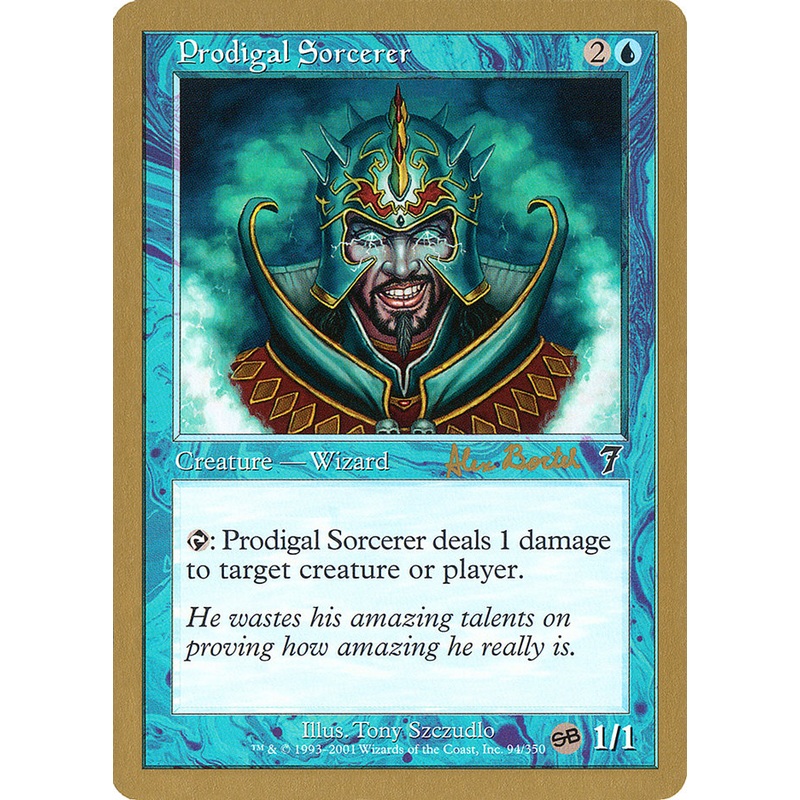Prodigal Sorcerer (Alex Borteh) (SB) [World Championship Decks 2001]