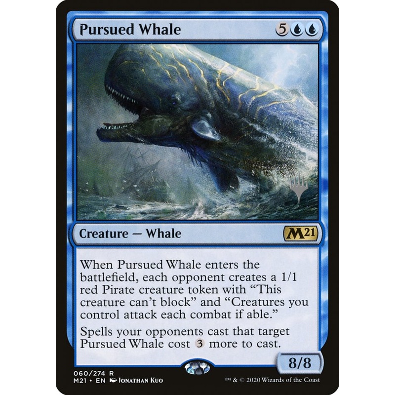 Pursued Whale (Promo Pack) [Core Set 2021 Promos]