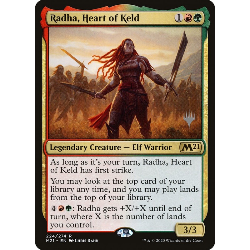 Radha, Heart of Keld (Promo Pack) [Core Set 2021 Promos]