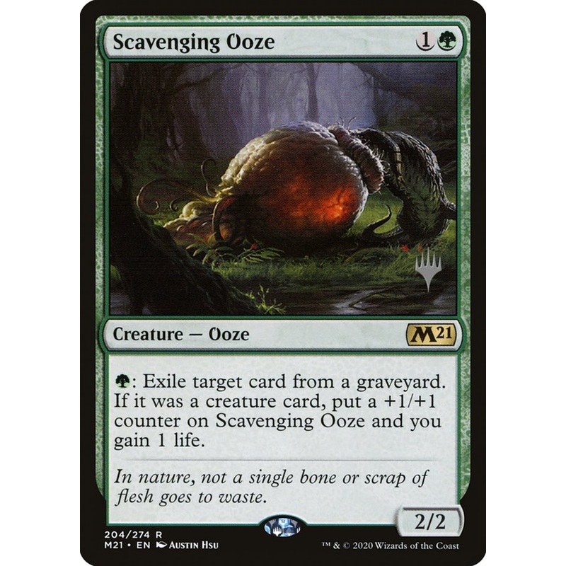 Scavenging Ooze (Promo Pack) [Core Set 2021 Promos]