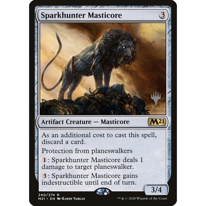 Sparkhunter Masticore (Promo Pack) [Core Set 2021 Promos]