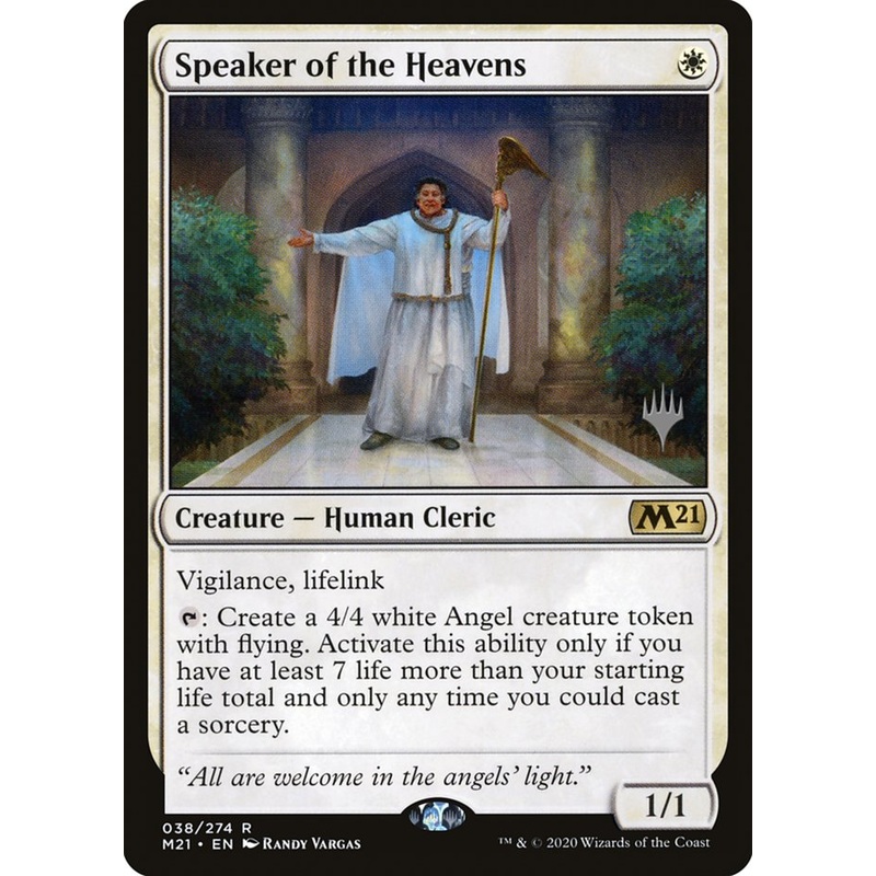 Speaker of the Heavens (Promo Pack) [Core Set 2021 Promos]