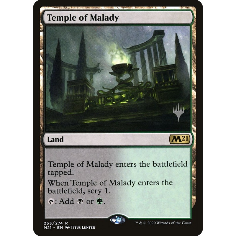 Temple of Malady (Promo Pack) [Core Set 2021 Promos]