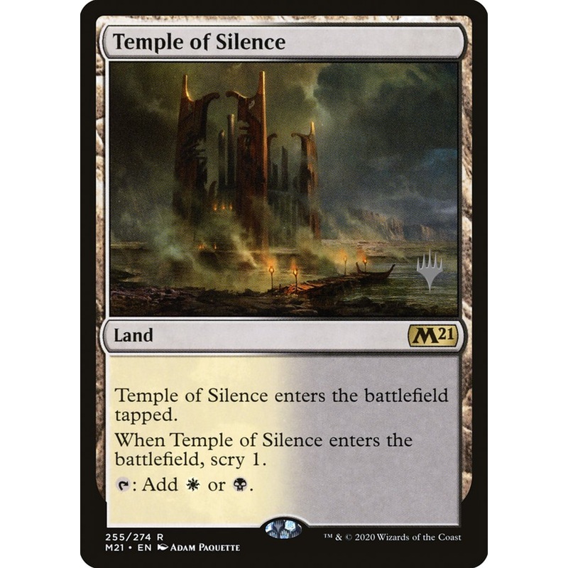 Temple of Silence (Promo Pack) [Core Set 2021 Promos]