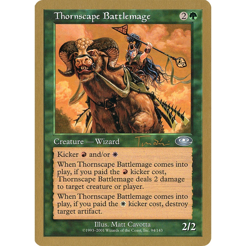 Thornscape Battlemage (Jan Tomcani) [World Championship Decks 2001]
