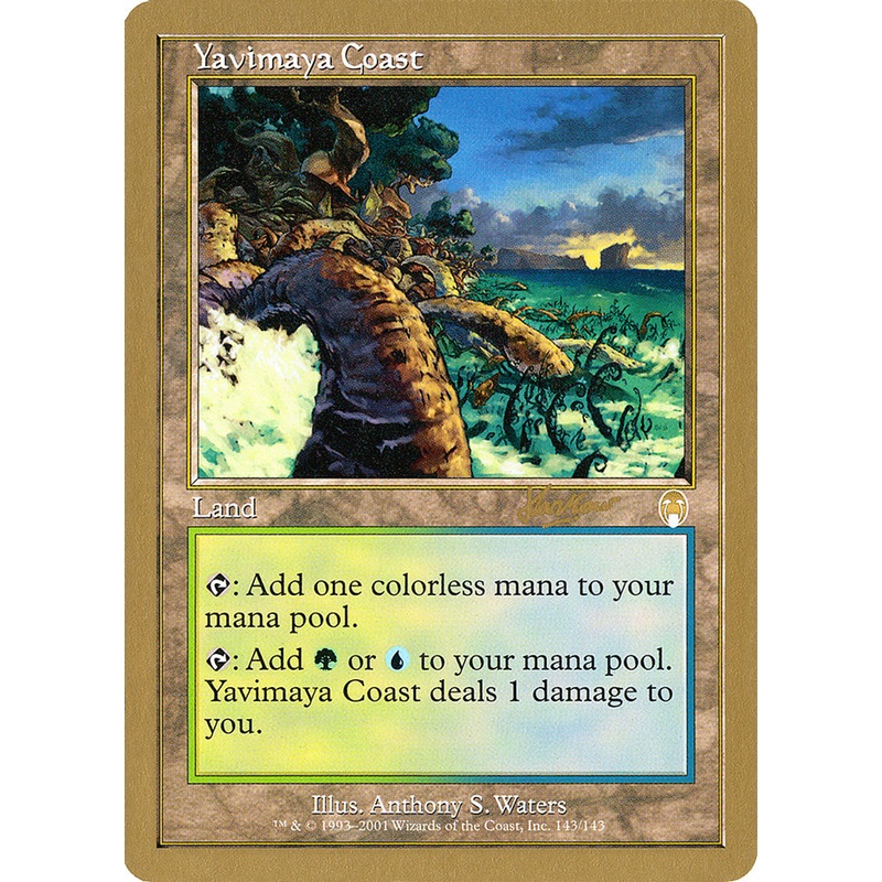Yavimaya Coast (Sim Han How) [World Championship Decks 2002]