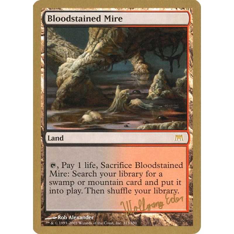Bloodstained Mire (Wolfgang Eder) [World Championship Decks 2003]