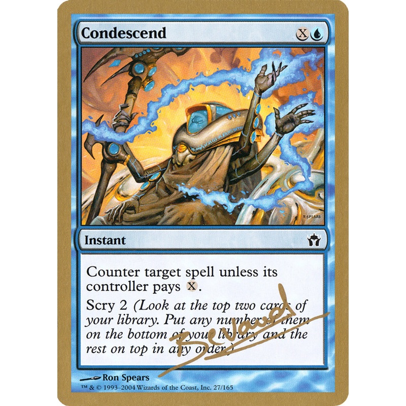 Condescend (Manuel Bevand) [World Championship Decks 2004]