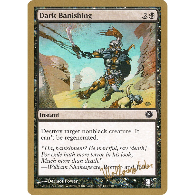 Dark Banishing (Wolfgang Eder) (SB) [World Championship Decks 2003]