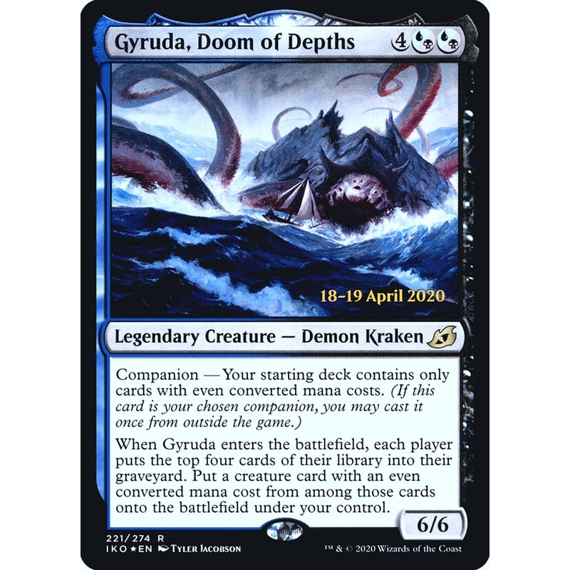 Gyruda, Doom of Depths [Ikoria: Lair of Behemoths Prerelease Promos]