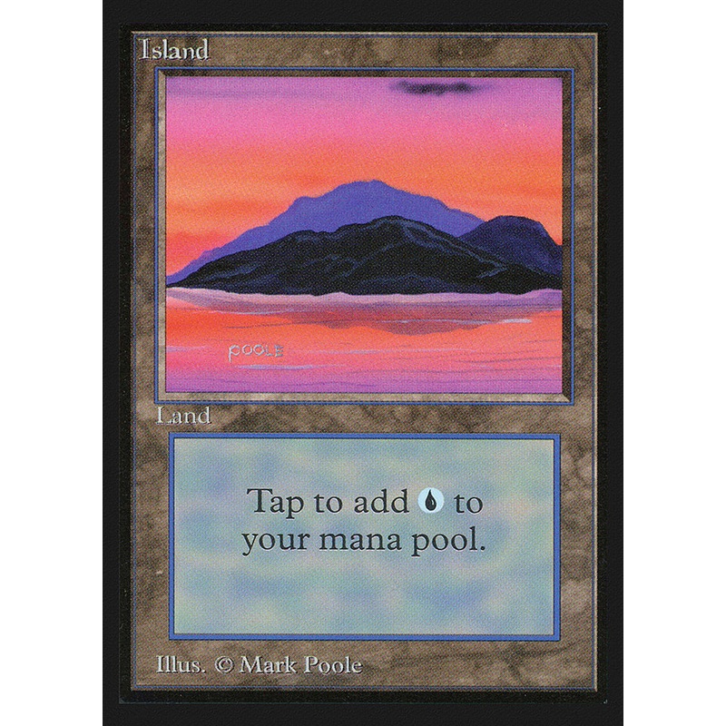 Island (Sunset / Signature on Left) [Collectors' Edition]