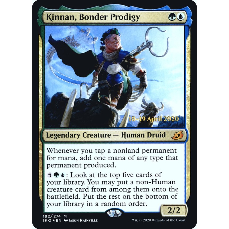 Kinnan, Bonder Prodigy [Ikoria: Lair of Behemoths Prerelease Promos]