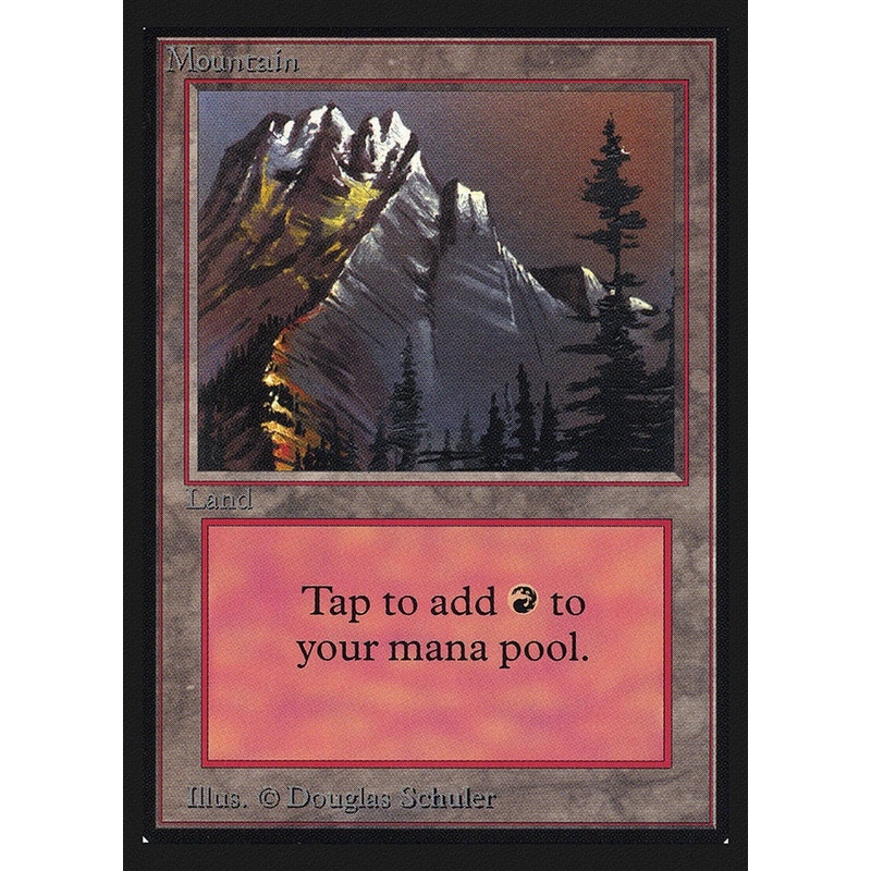 Mountain (Snow Top / Highest Point on Left) [International Collectors' Edition]