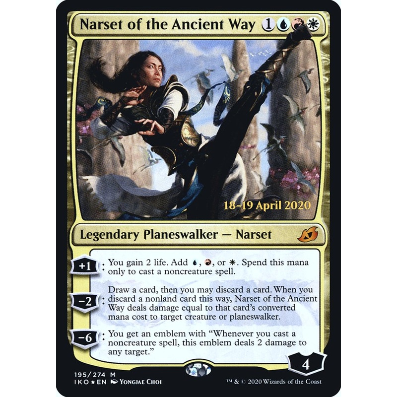 Narset of the Ancient Way [Ikoria: Lair of Behemoths Prerelease Promos]