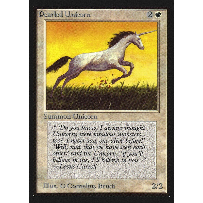 Pearled Unicorn [International Collectors' Edition]