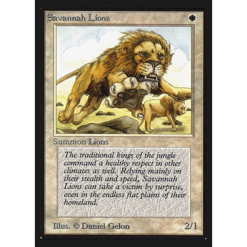 Savannah Lions [Collectors' Edition]