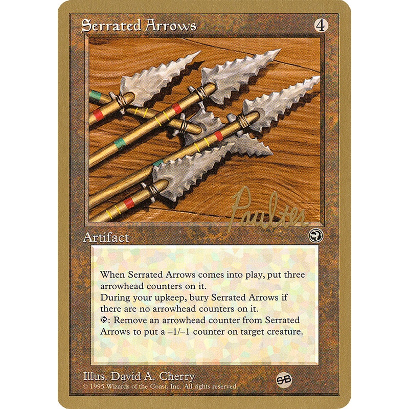 Serrated Arrows (Preston Poulter) (SB) [Pro Tour Collector Set]
