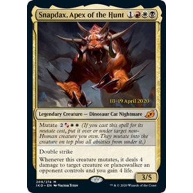 Snapdax, Apex of the Hunt [Prerelease Cards]